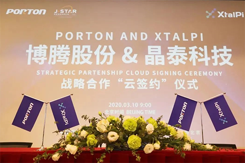 博腾股份与晶泰科技进行战术合作“云签约”典礼