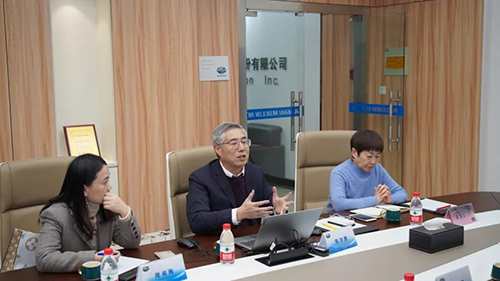 esball生物医药首创人&CEO陈春麟博士，药效部执行主任董文心博士，公司事务部总监周南梅等